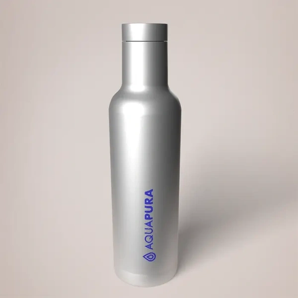 Pinto Branded Copper Bottles - Example - Silver